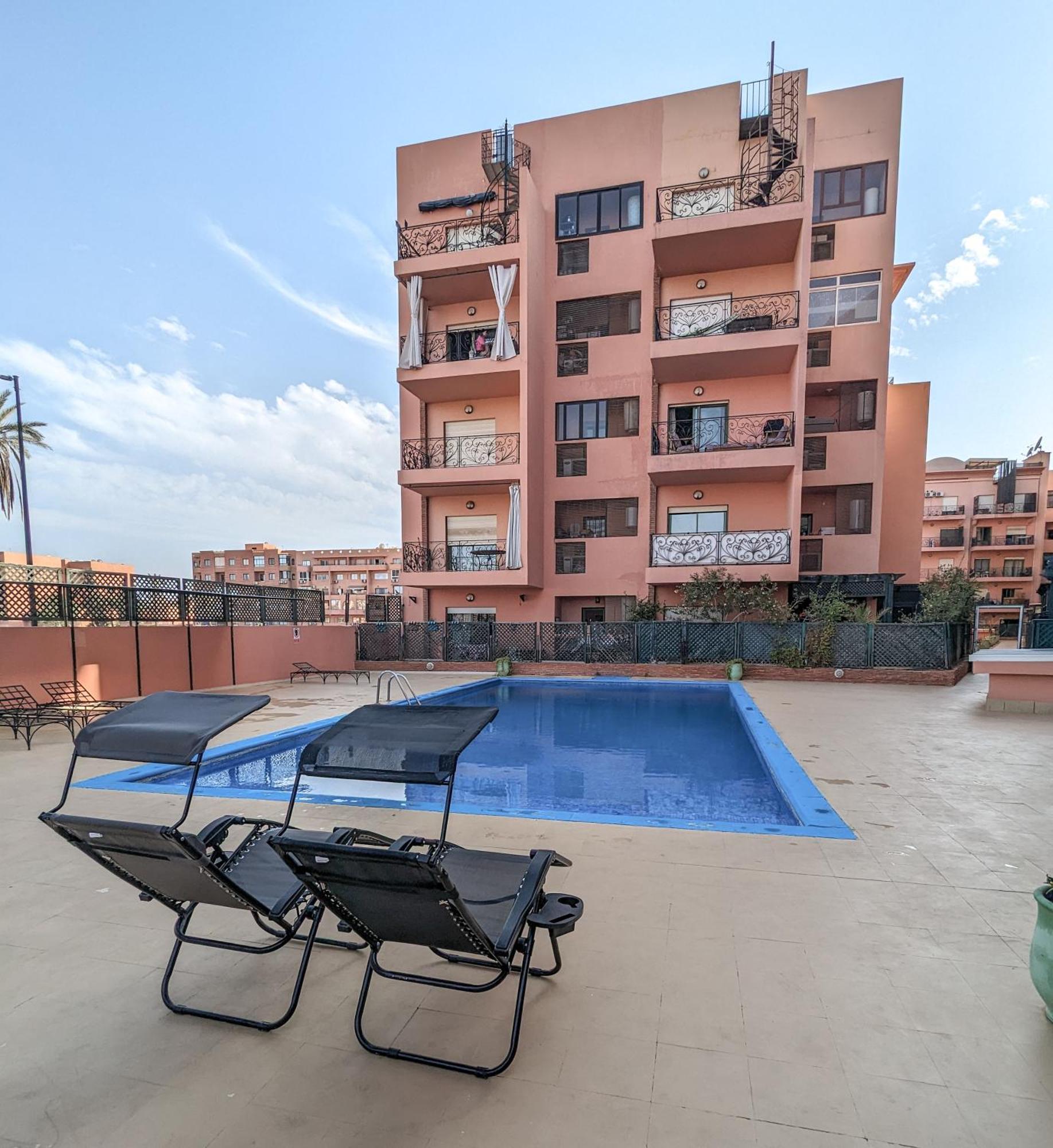 Apartement Panoramic View Majorelle Garden With Pool Marrakesh Ngoại thất bức ảnh
