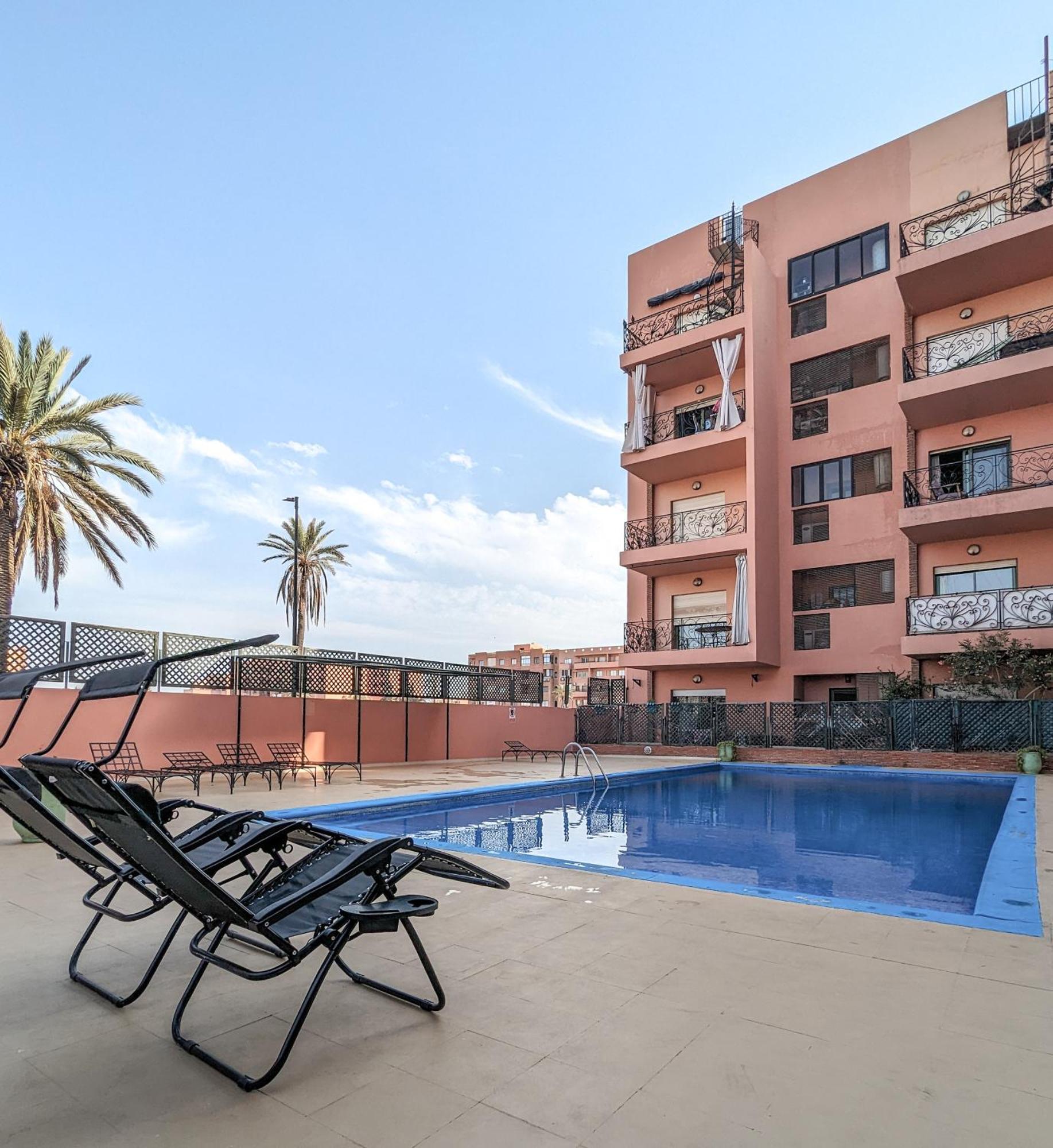 Apartement Panoramic View Majorelle Garden With Pool Marrakesh Ngoại thất bức ảnh
